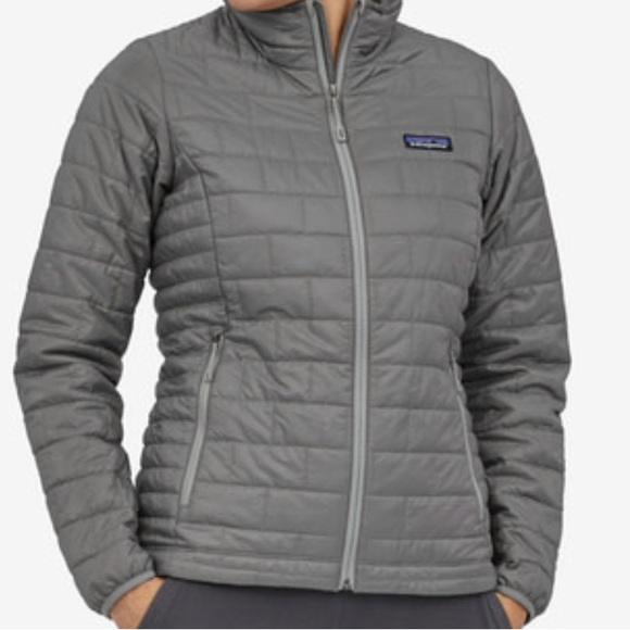 Patagonia Women’s XS Feather Gray Nano Puff Jacket Recycle Water Repellant - Picture 11 of 12